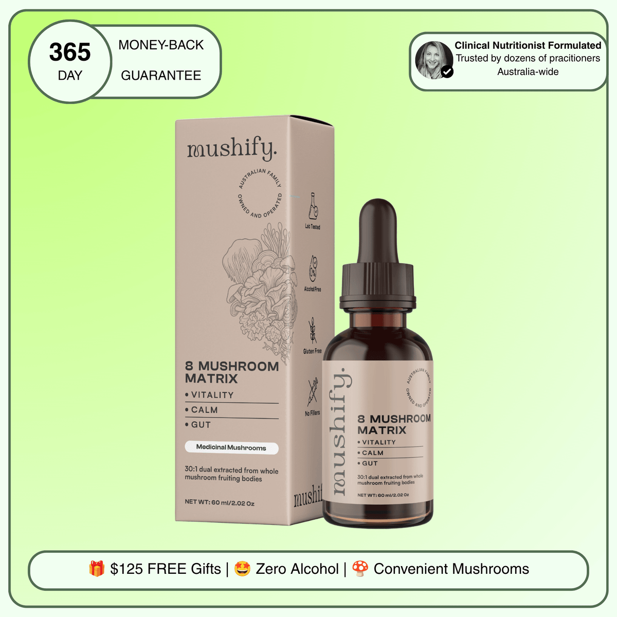 8-Mushroom Matrix - Vitality - Mushify