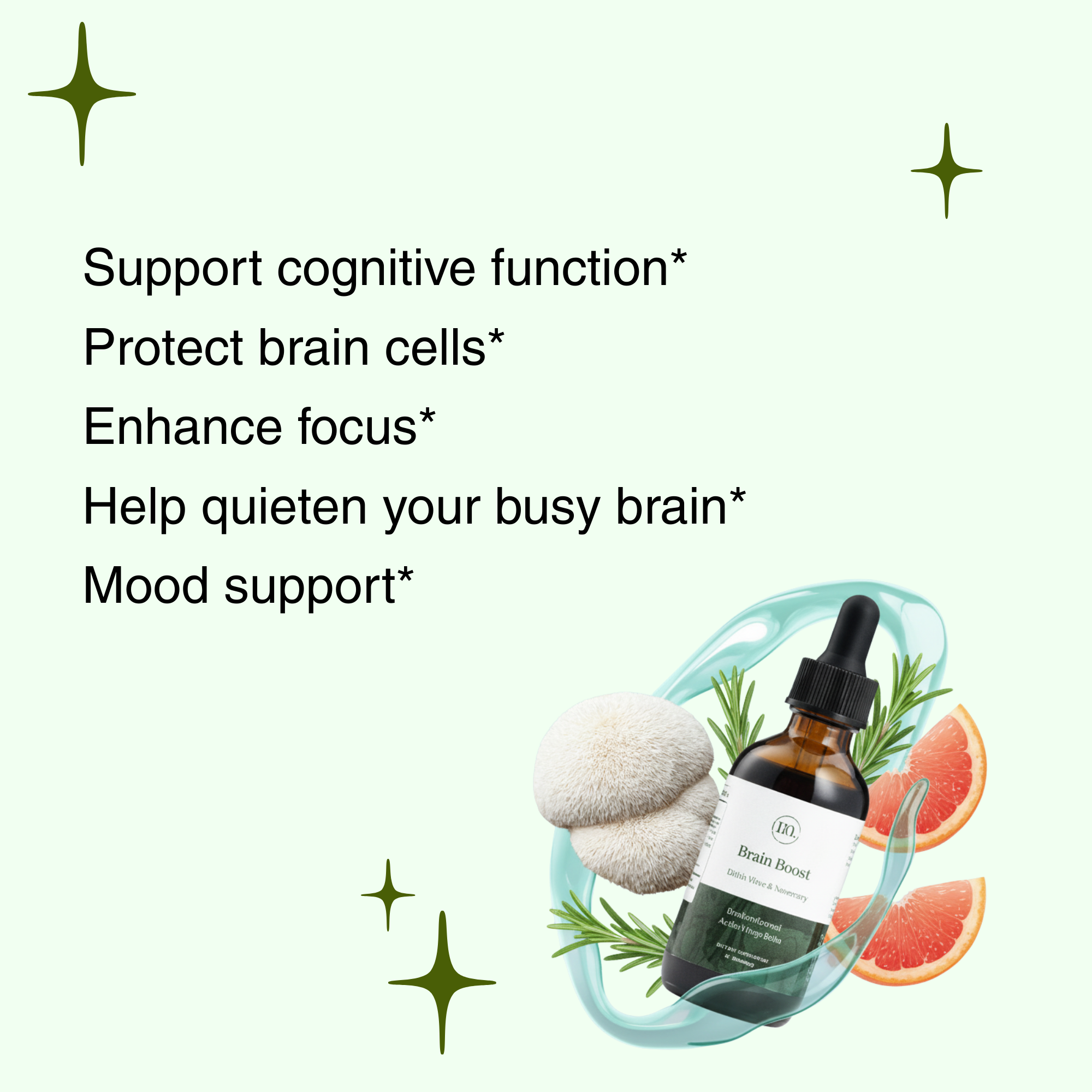 Brain Boost - Lion&#39;s mane &amp; Rosemary