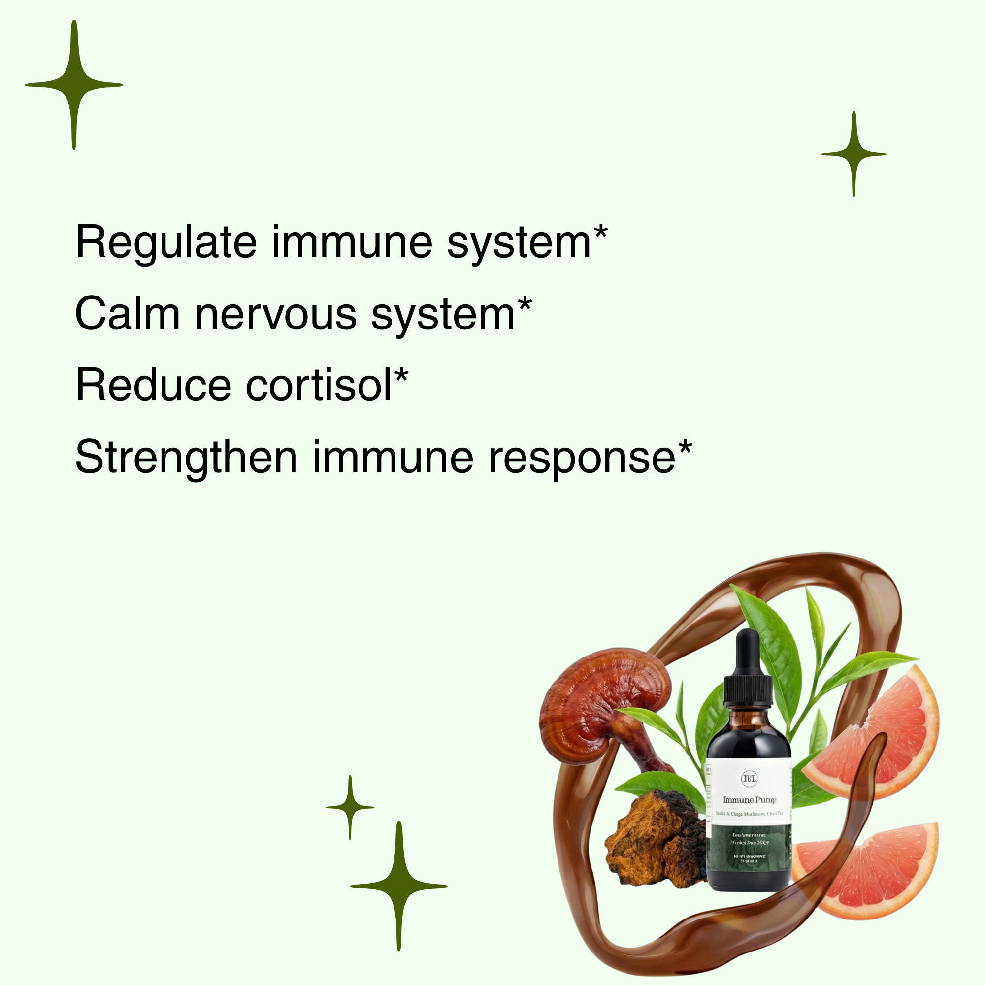 Immune Pump - Chaga, Reishi &amp; Green Tea