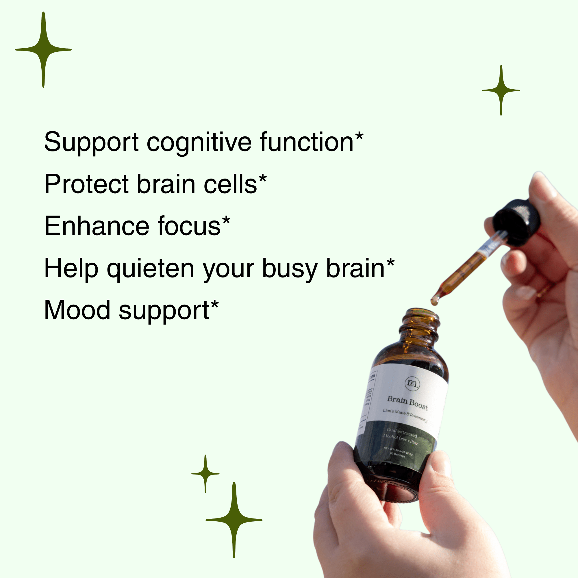 Brain Boost - Lion's mane & Rosemary - Mushify Lion's mane extract
