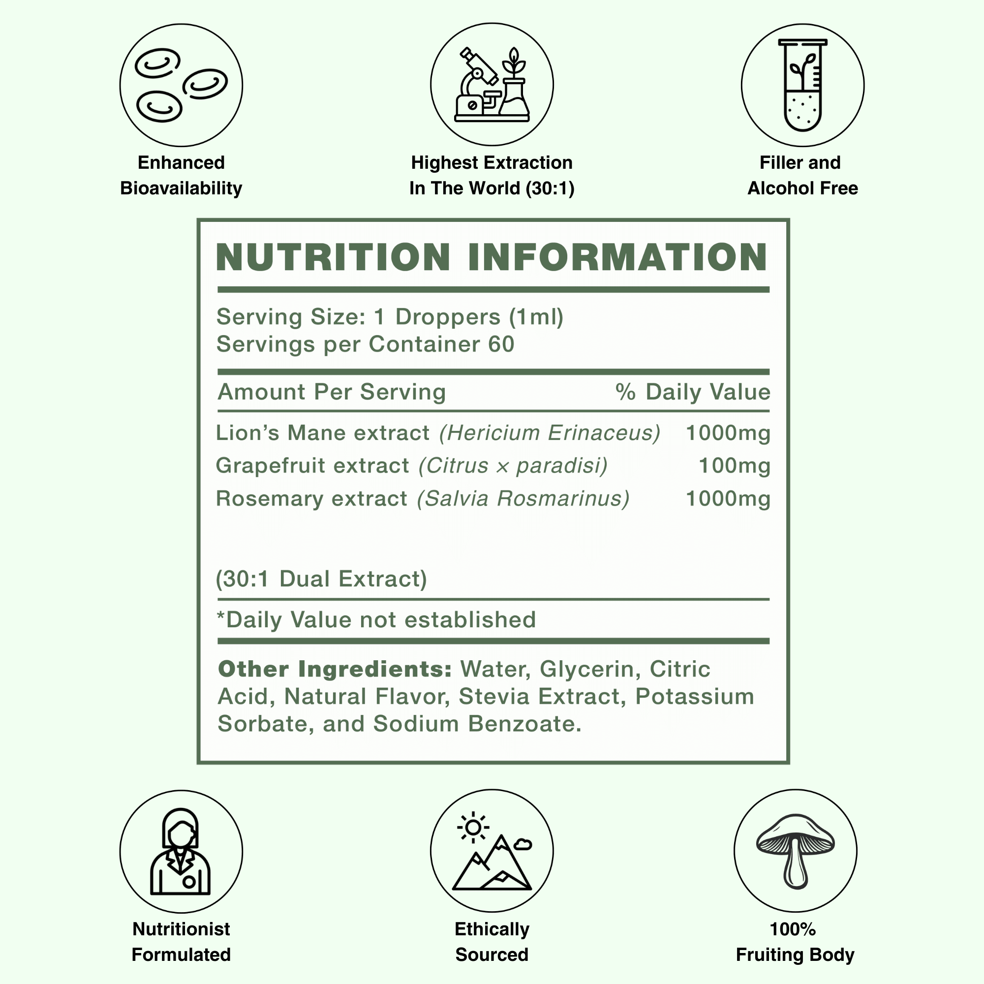 Brain Boost - Lion's mane &amp; Rosemary - Mushify Lion's mane extract