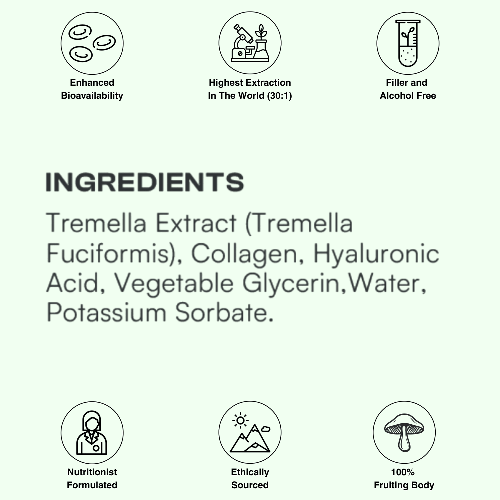 Skin Assist - Tremella, HA &amp; Collagen - Mushify Tremella extract