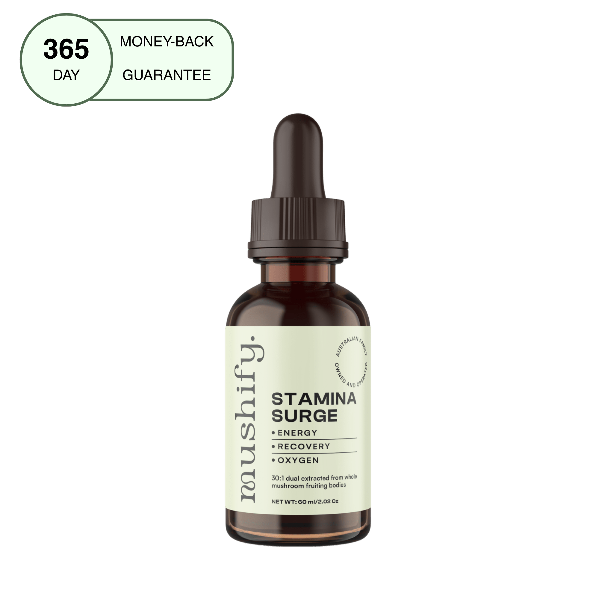 Stamina Surge - Cordyceps & Rhodiola - Mushify Cordyceps extract